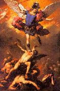  Luca  Giordano The Archangel Michael Flinging the Rebel Angels into the Abyss Germany oil painting reproduction